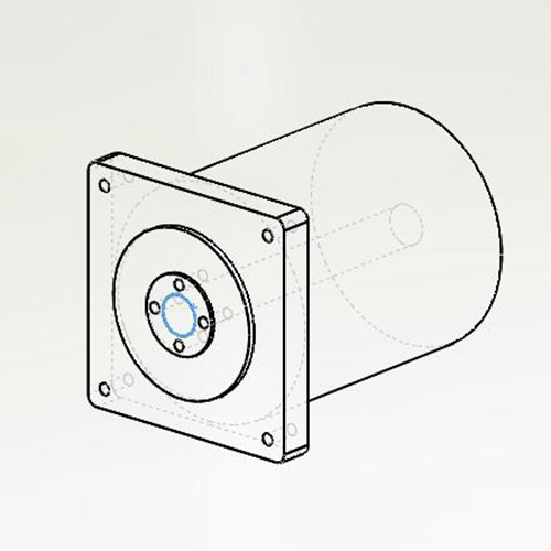 整框電機(jī) 外徑70mm； 圓法蘭；方法蘭